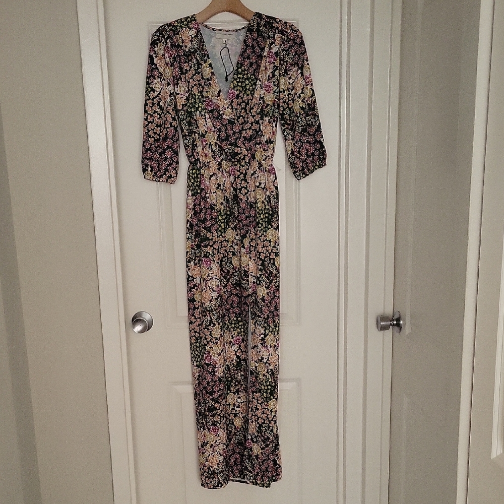 NWOT Never Fully Dressed Floral V-Neck Maxi Dress Size UK 6 US 2